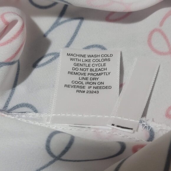 NWT-New York & Co, Women's Plus XXL Ruffle Blouse - Picture 5 of 6